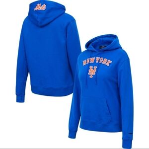 Royal Blue Classic New York Mets Cotton Hoodie